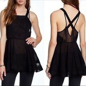 Free People Marrakesh Crossback Top - XS
